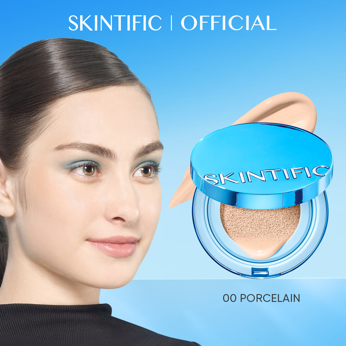 [NO.1] SKINTIFIC Perfect Stay Velvet Matte Cushion Foundation Full Coverage Long-lasting Oil Control Flawless Makeup