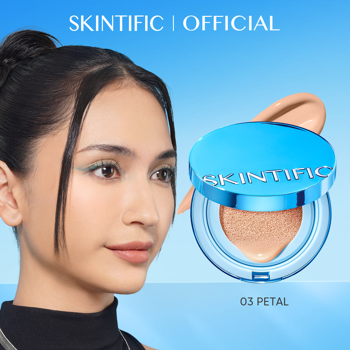 [NO.1] SKINTIFIC Perfect Stay Velvet Matte Cushion Foundation Full Coverage Long-lasting Oil Control Flawless Makeup