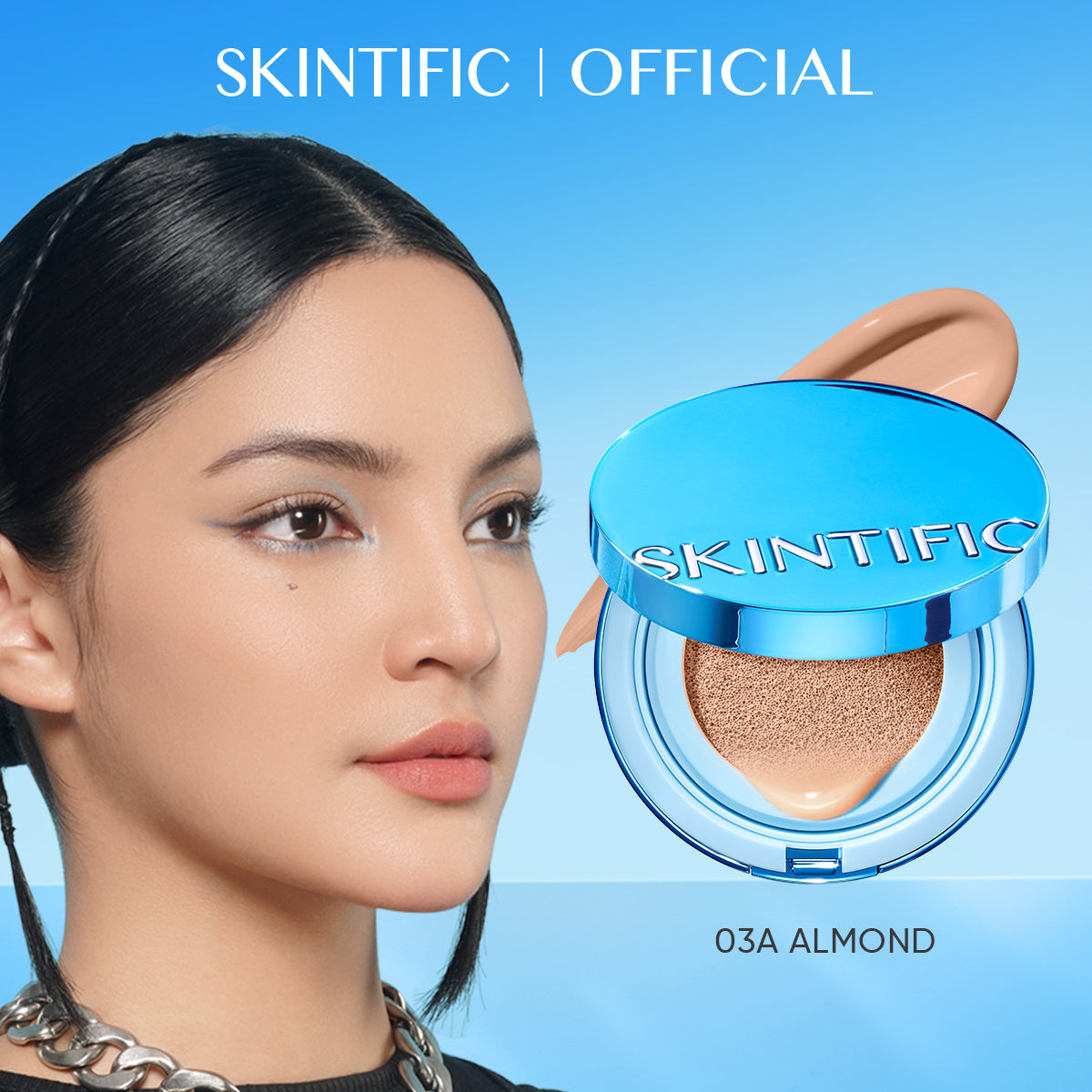 [NO.1] SKINTIFIC Perfect Stay Velvet Matte Cushion Foundation Full Coverage Long-lasting Oil Control Flawless Makeup