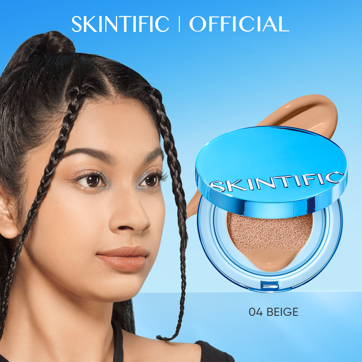 [NO.1] SKINTIFIC Perfect Stay Velvet Matte Cushion Foundation Full Coverage Long-lasting Oil Control Flawless Makeup