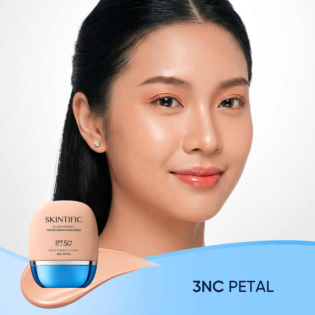 [TOP SELLER] SKINTIFIC All Day Protect 2in1 Tinted Serum Sunscreen SPF50+PA++++