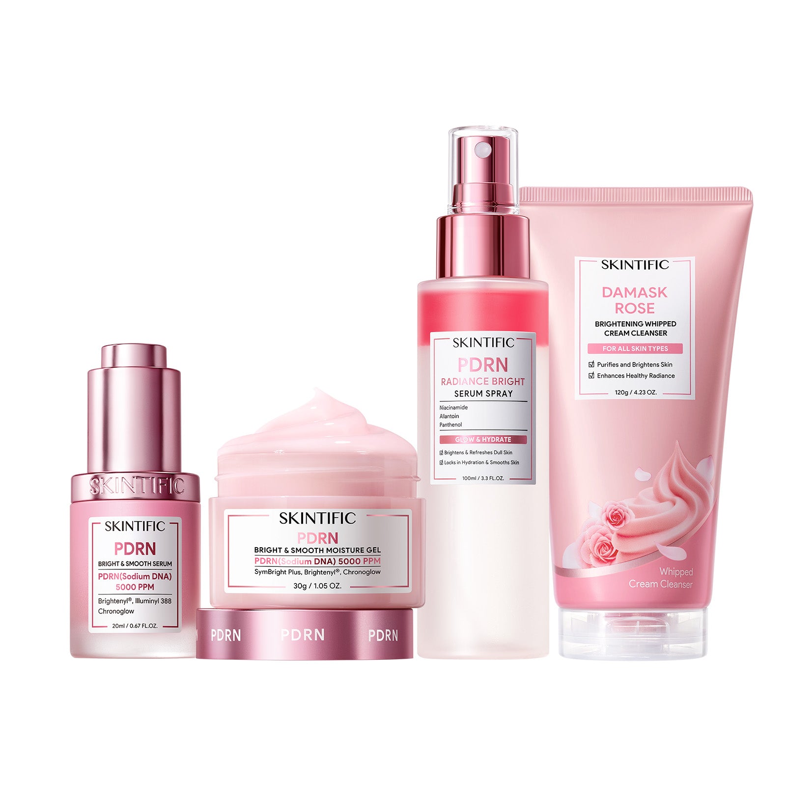 SKINTIFIC PDRN Glass Skin Set 4PCS