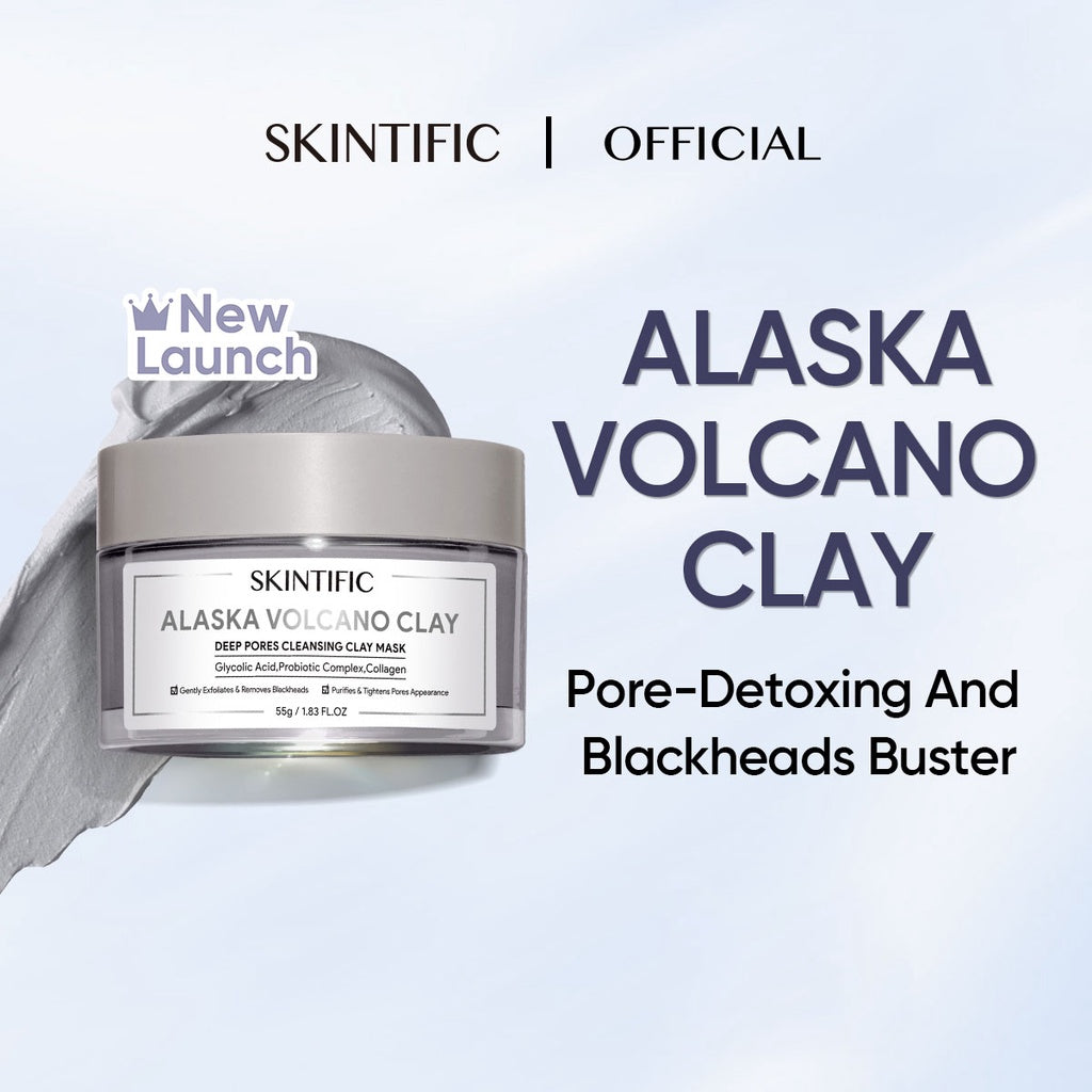 ALASKA VOLCANO BLACKHEADS DEEP PORES CLEANSING MUD CLAY MASK 55G