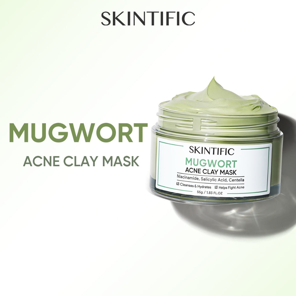 MUGWORT MASK ANTI-PORES & ACNE CLAY MASK 55G