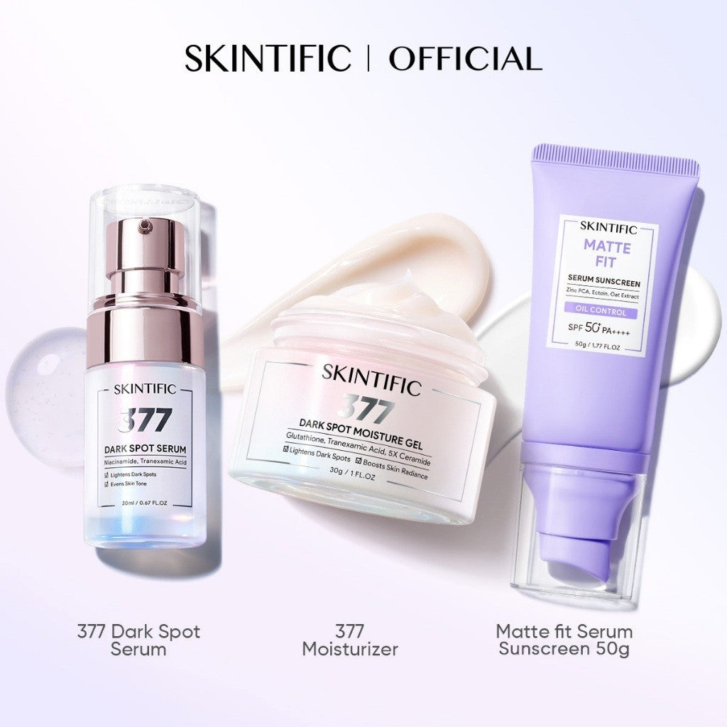 <2pcs Skincare Set>SKINTIFIC Anti Dark Spot Even Tone Radiant Skin Fade acne scars Moisturizing-377 Serum ,Facial Cream