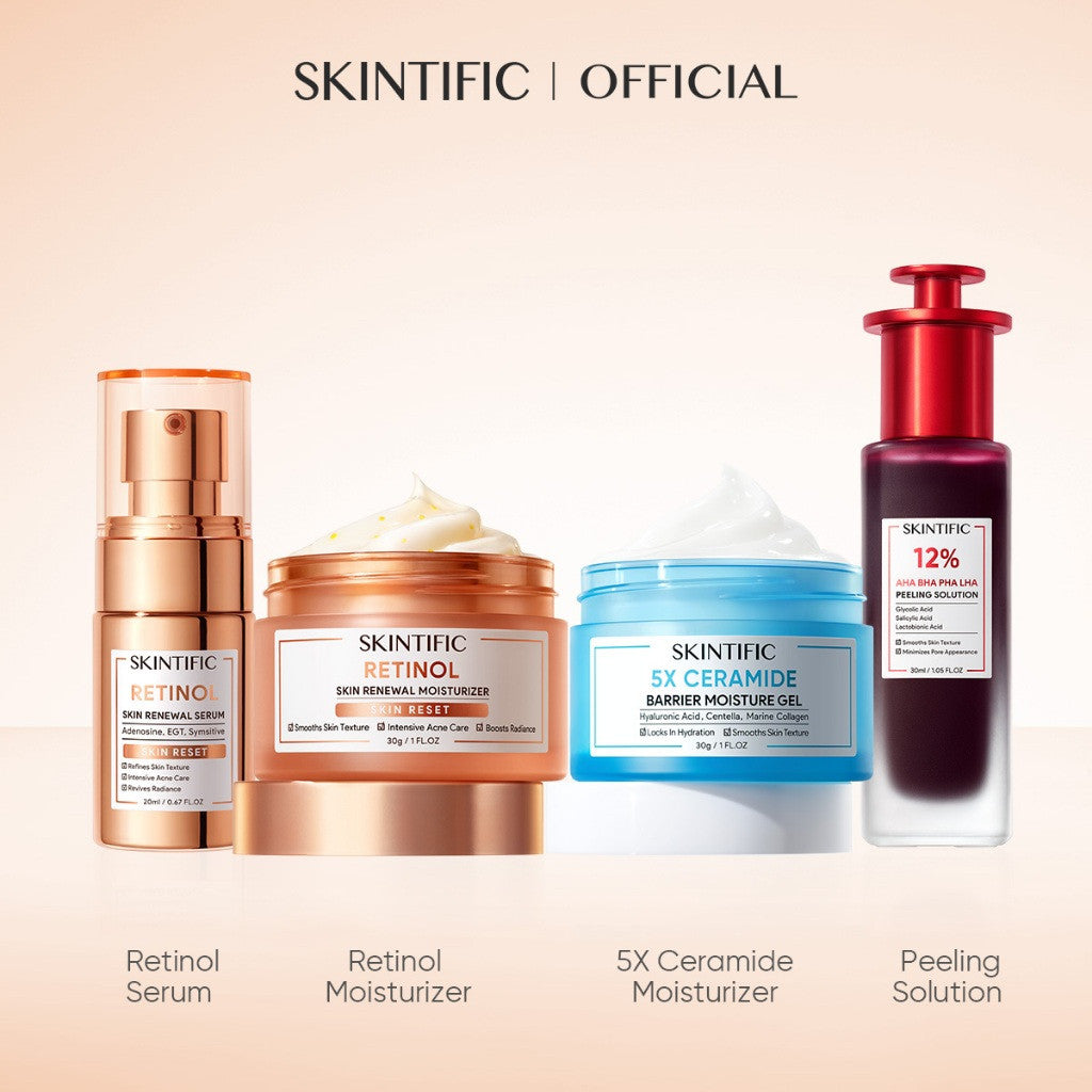 SKINTIFIC Retinol Skin Renewal Serum Anti-Aging Serum muka Face Brightening Firming  Skincare Essence Radiance Dark Spot