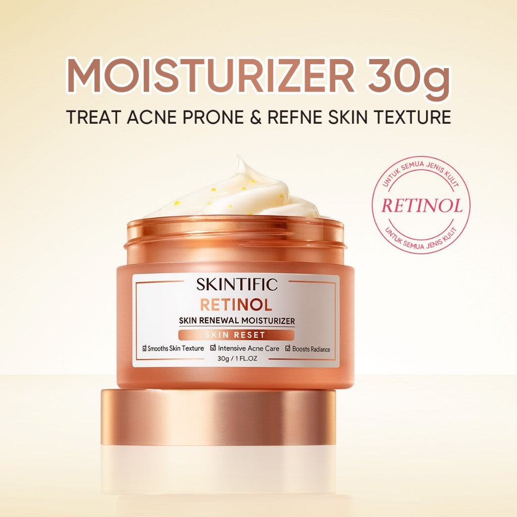 <2pcs Skincare Set>SKINTIFIC Anti-Aging Retinol Set Night Facial care Regeneration Fine Lines Wrinkles-cream,serum