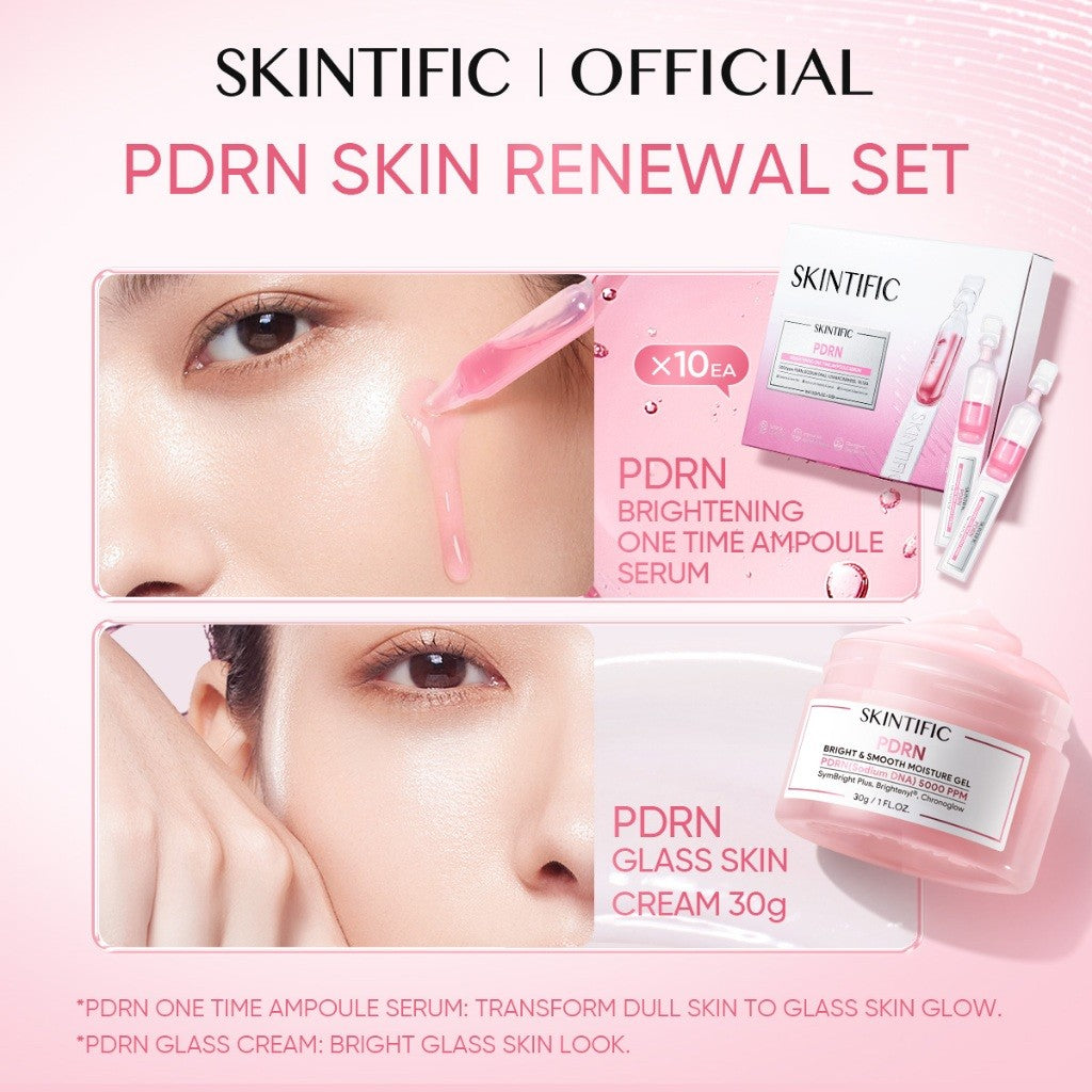 SKINTIFIC PDRN Repair Glow Cream | Deep Hydration, Repair Skin Barrier, 3IN1brighten, Fades Dark Spots,Glow