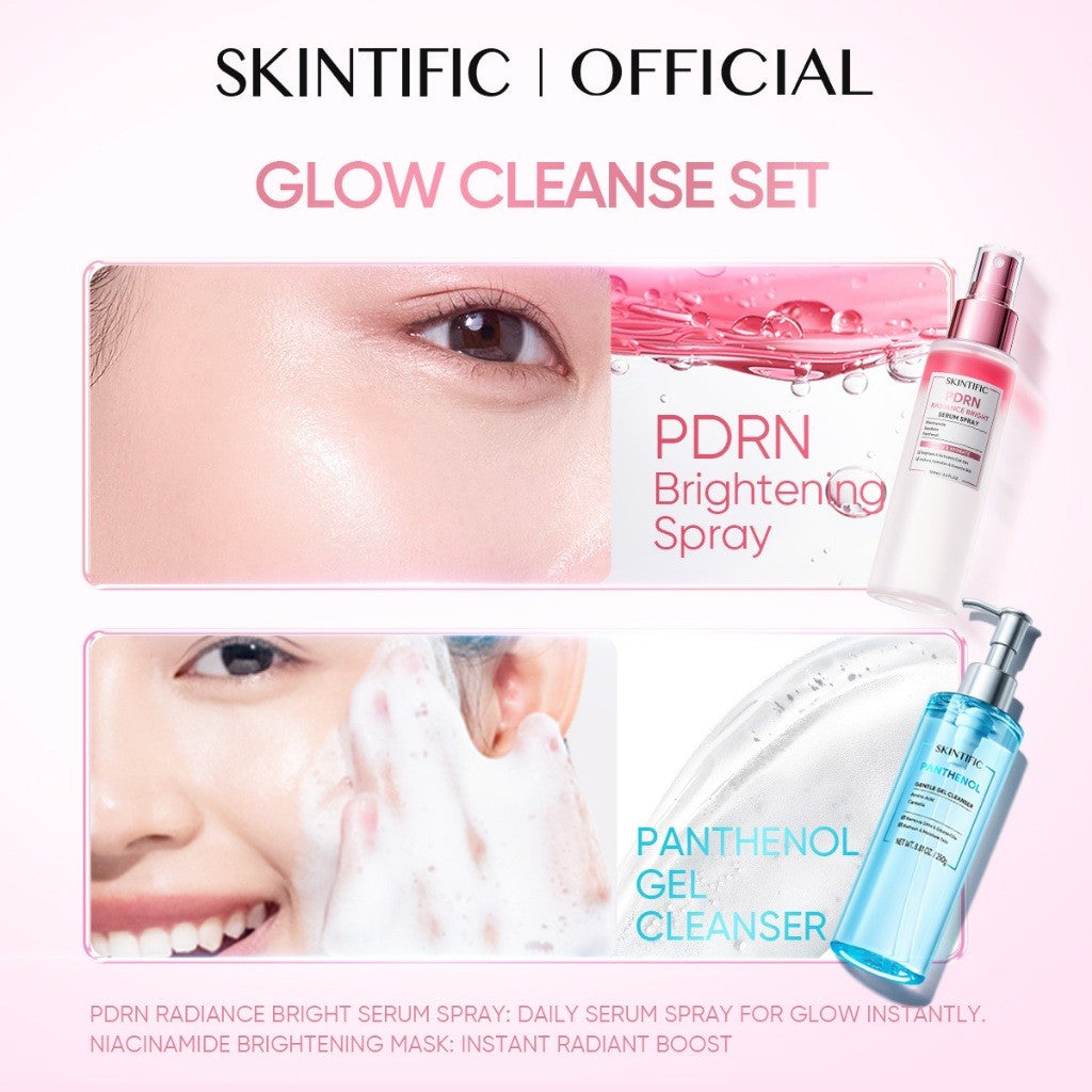 SKINTIFIC Panthenol Gel Cleanser Hydrating Moisturize Smooth Skin pencuci muka Face Wash Amino Acid Oil Control