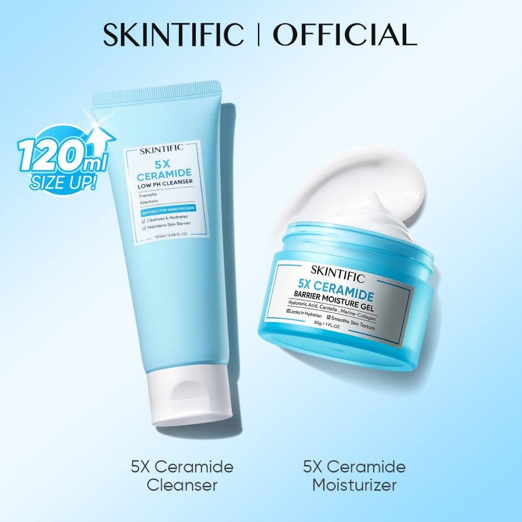 [NO.1]SKINTIFIC 5X Ceramide Barrier Repair Moisture Gel Hydrating Moisturizer Skincare Day Night Cream Centella Smooth