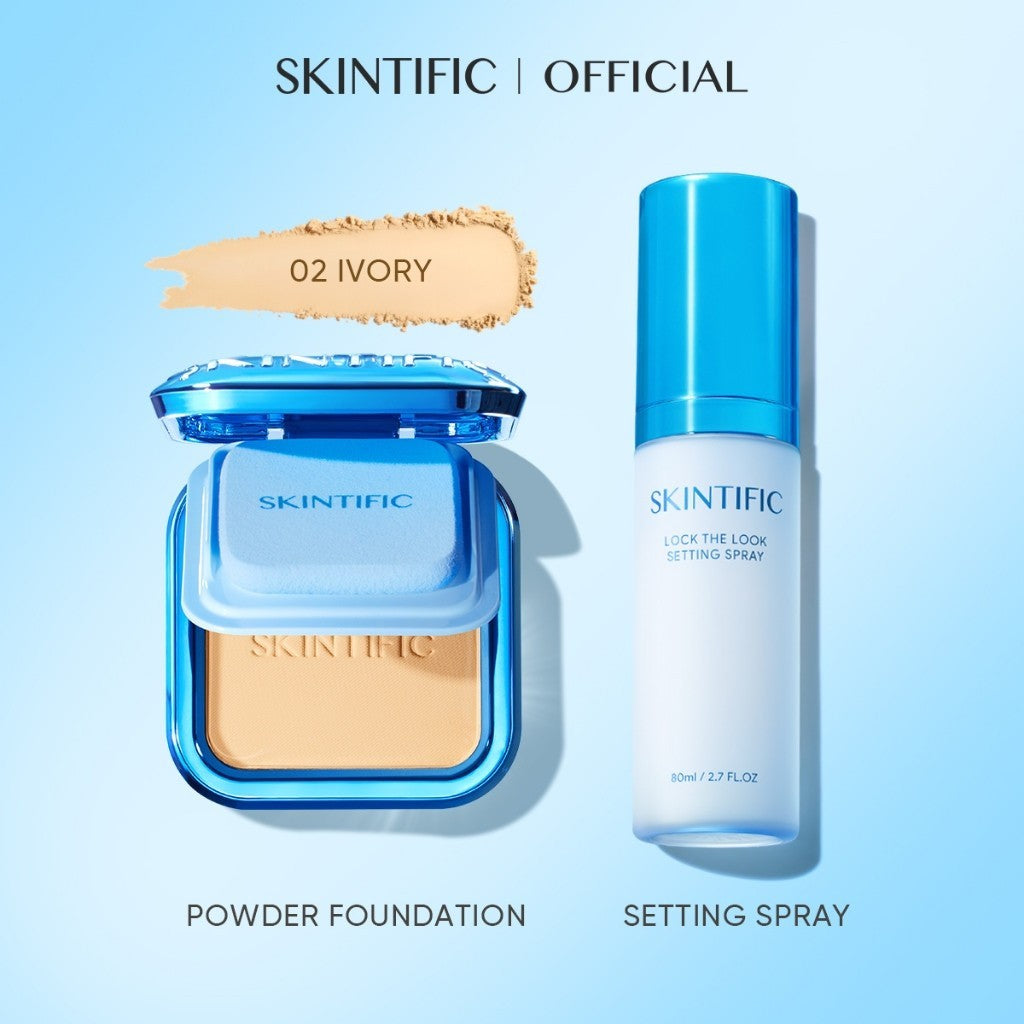 SKINTIFIC Lock The Look Setting Spray Long-Lasting Oil Control Velvet Matte Finish Face Make up Fixing Spray Waterproof