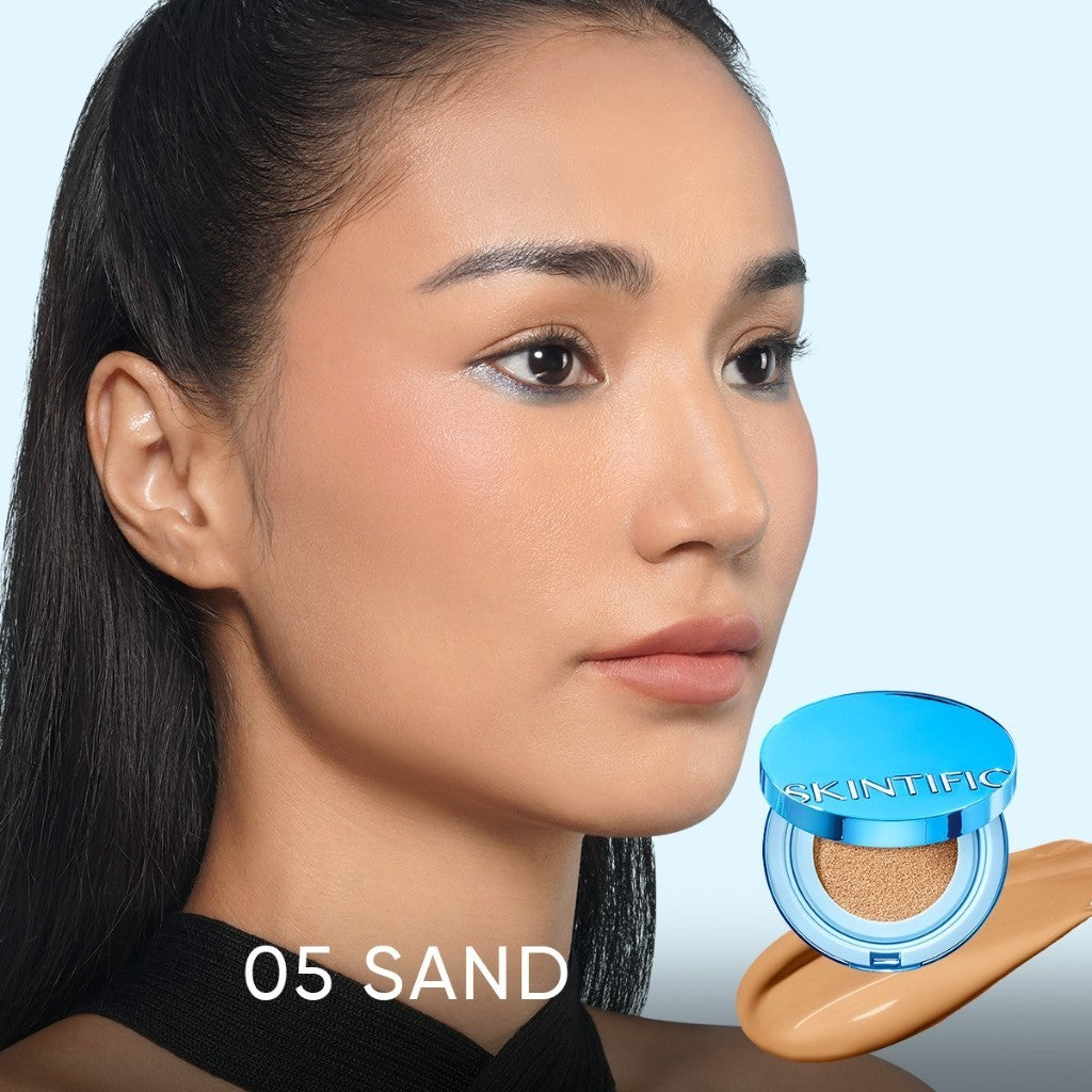 [NO.1] SKINTIFIC Perfect Stay Velvet Matte Cushion Foundation Full Coverage Long-lasting Oil Control Flawless Makeup