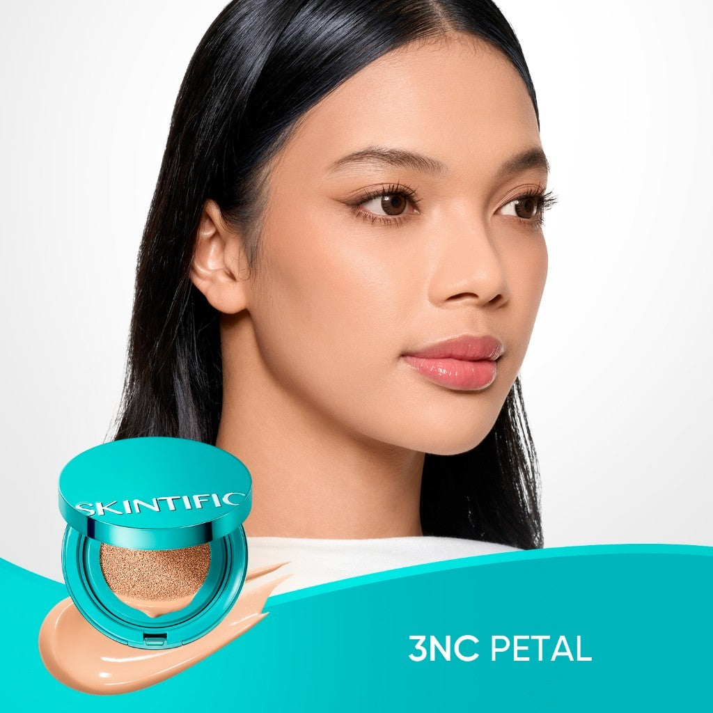 [5.21 New Launch]SKINTIFIC Perfect Stay Serum Matte Cushion Foundation SPF50 PA++++ Full Coverage Long-Lasting Makeup