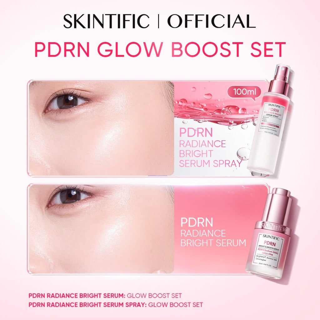 [6.5 NEW LAUNCH] SKINTIFIC PDRN 5000PPM Brightening Serum (20ml) Whitening Essence Fade Dark Spot, Anti-Aging Sensitive