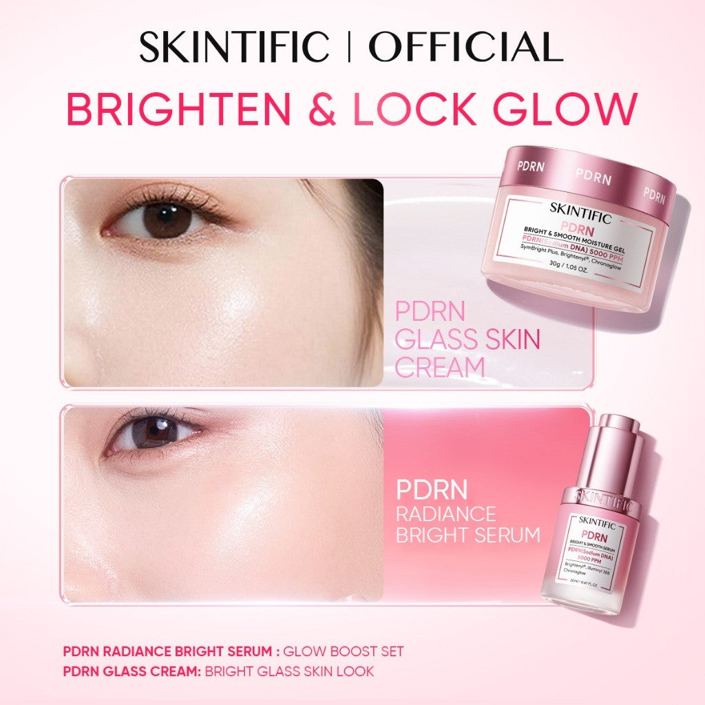 [6.5 NEW LAUNCH] SKINTIFIC PDRN 5000PPM Brightening Serum (20ml) Whitening Essence Fade Dark Spot, Anti-Aging Sensitive