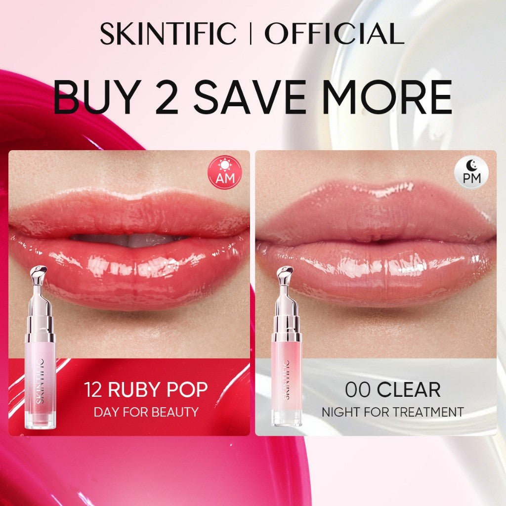 [NO.1] SKINTIFIC Peptide Nourishing Lip Serum Brighten pink matte color lip balm lip gross lipstick liptint makeup