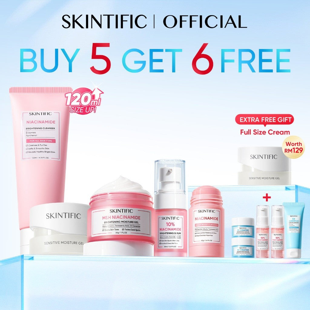 <9pcs Skincare Set>SKINTIFIC Repairing Barrier, Glowing,Fading Spots
