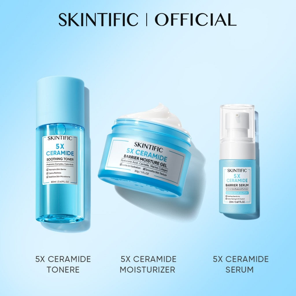 SKINTIFIC 5X Ceramide Soothing Skin Barrier Repair Toner hydrating toner simple toner skincare 80ml
