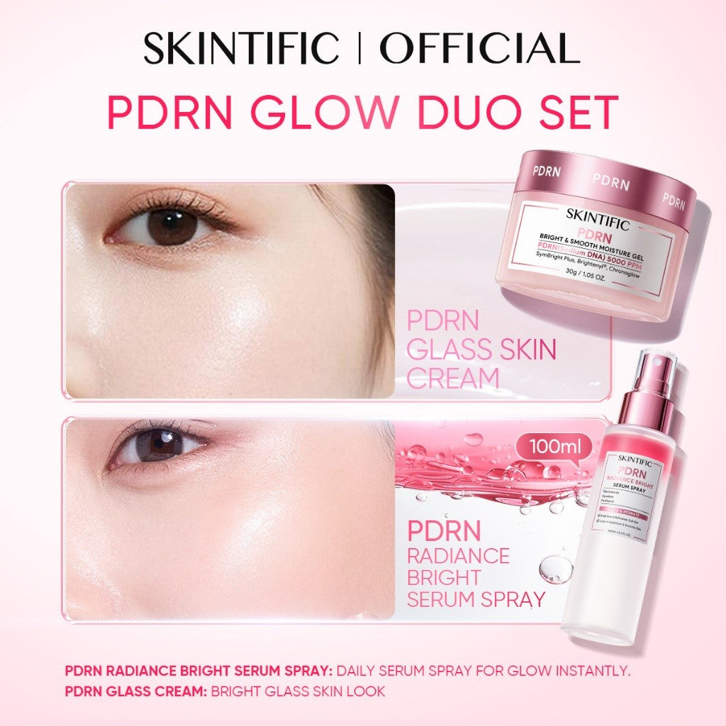 SKINTIFIC PDRN Repair Glow Cream | Deep Hydration, Repair Skin Barrier, 3IN1brighten, Fades Dark Spots,Glow