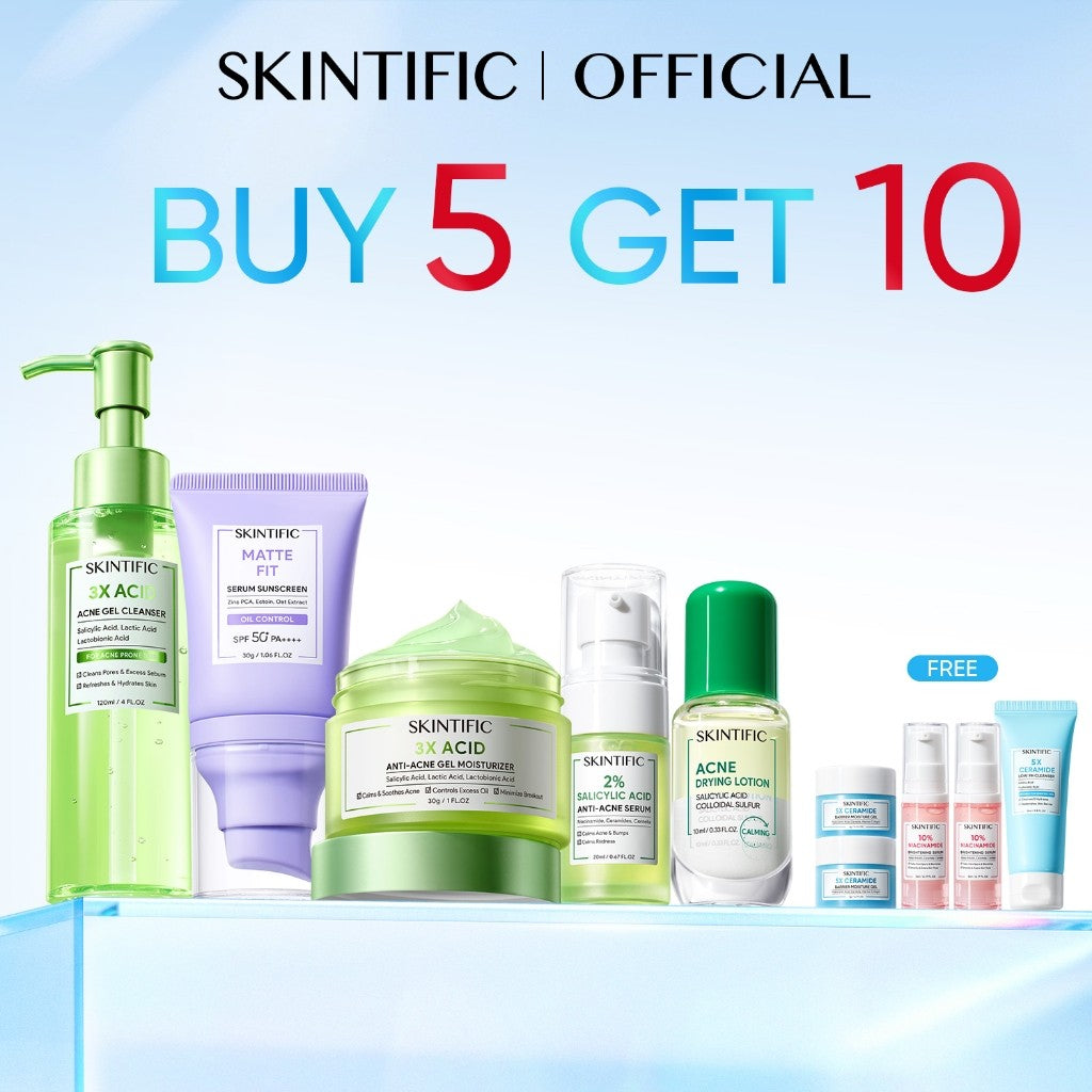 <9pcs Skincare Set>SKINTIFIC Repairing Barrier, Glowing,Fading Spots