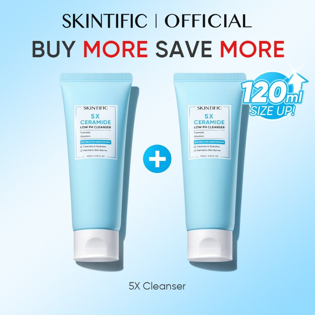 SKINTIFIC 5X Ceramide Low pH Cleanser