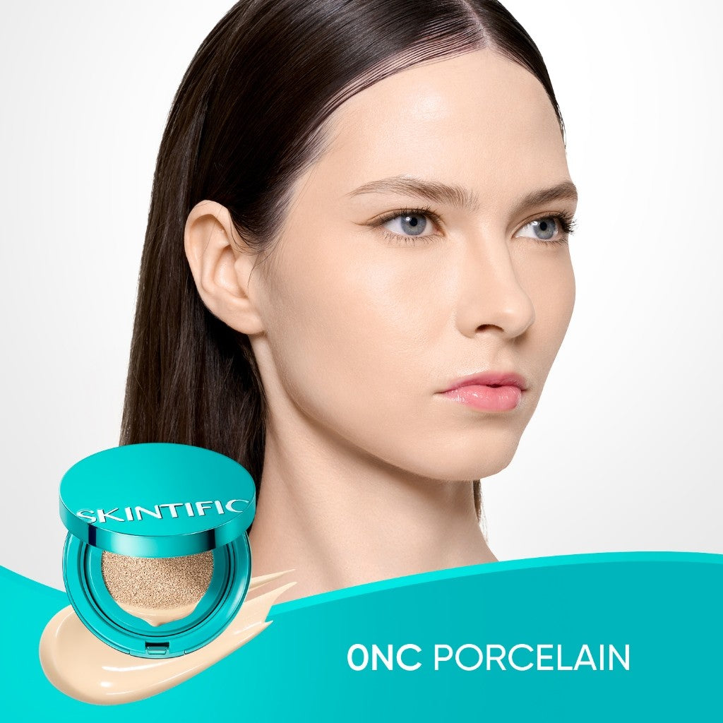[5.21 New Launch]SKINTIFIC Perfect Stay Serum Matte Cushion Foundation SPF50 PA++++ Full Coverage Long-Lasting Makeup