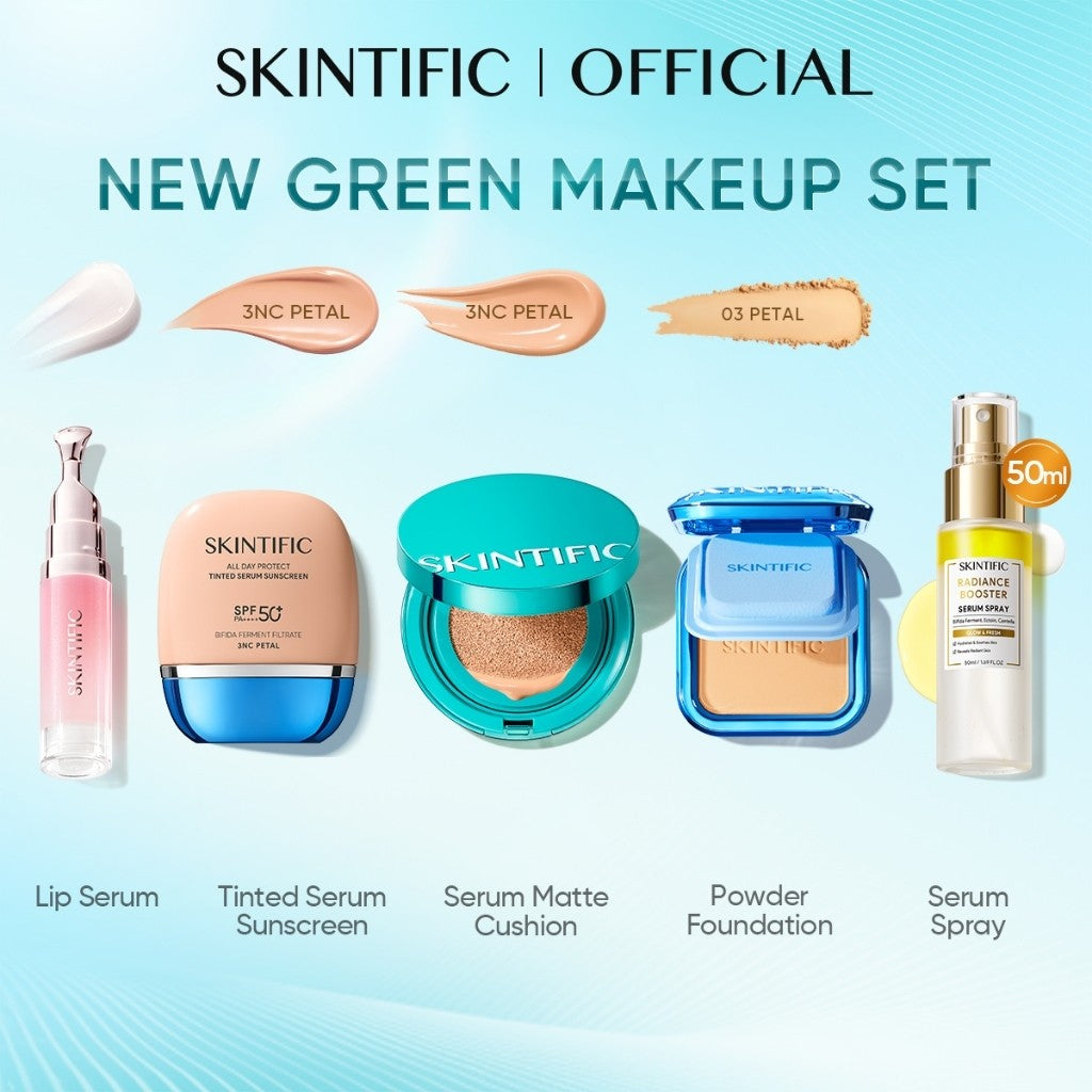 [5.21 New Launch]SKINTIFIC Perfect Stay Serum Matte Cushion Foundation SPF50 PA++++ Full Coverage Long-Lasting Makeup