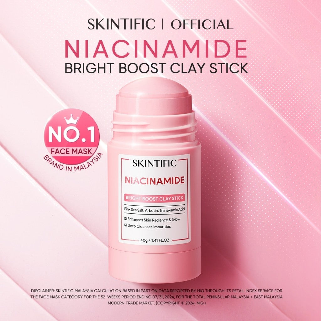 [TOP SELLER]SKINTIFIC Niacinamide Brightening Mask Face Daily Mask Centella 10-minute daily brightening sheet mask 30pcs
