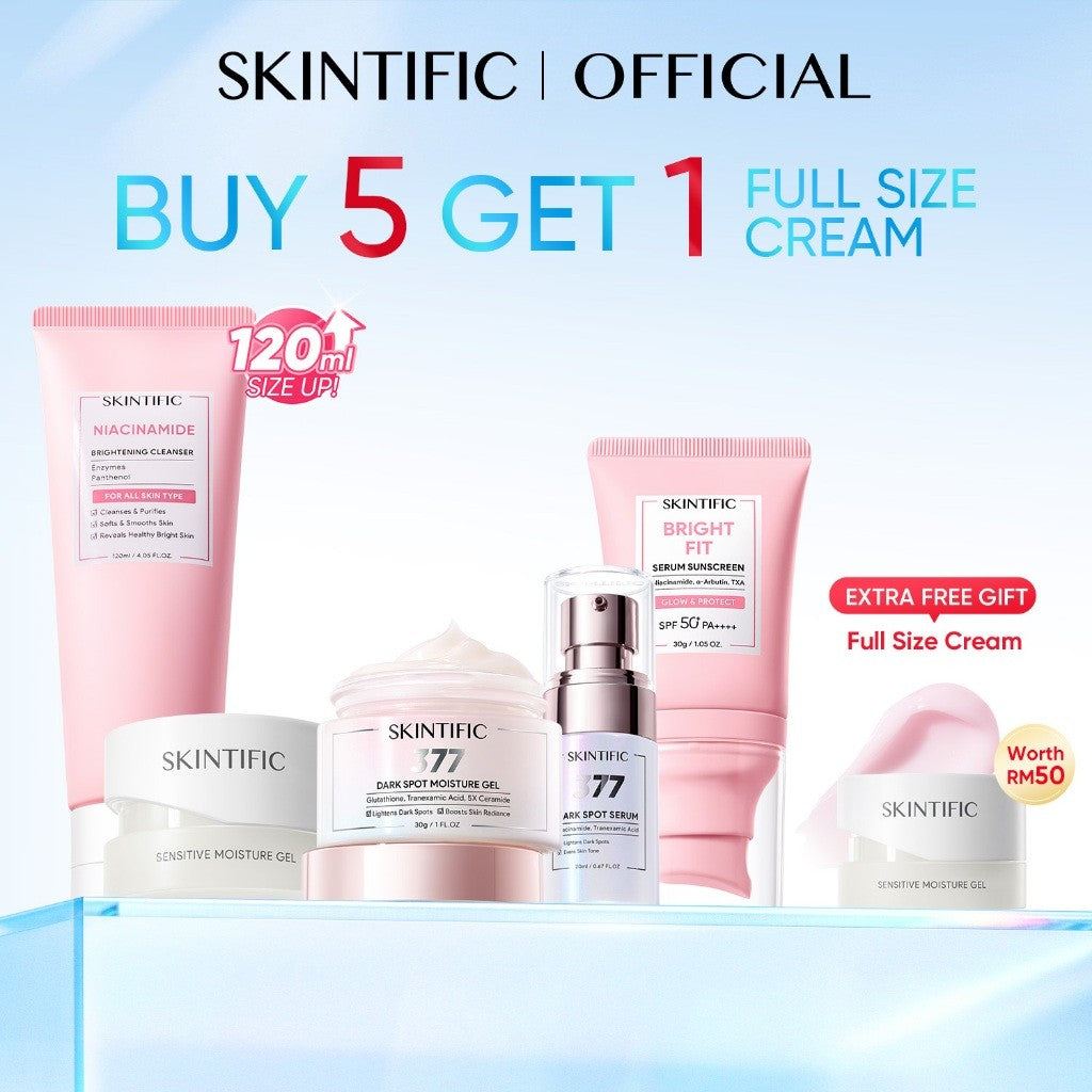 <9pcs Skincare Set>SKINTIFIC Repairing Barrier, Glowing,Fading Spots