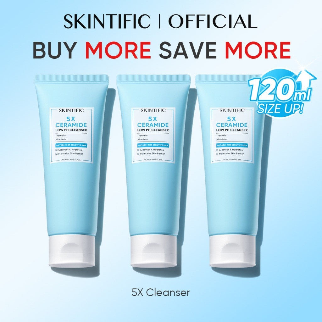 SKINTIFIC 5X Ceramide Low pH Cleanser