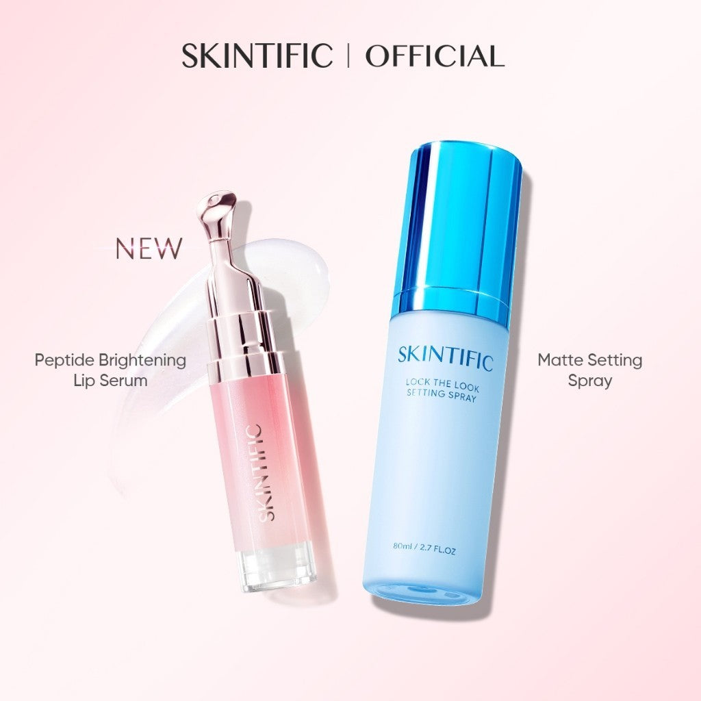 SKINTIFIC Lock The Look Setting Spray Long-Lasting Oil Control Velvet Matte Finish Face Make up Fixing Spray Waterproof